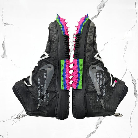 Nike Air Force 1 Mid Off - White Black (De Uso) - Urban Utility