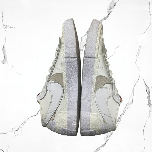 Nike Blazer Low Sacai White Patent Leather (De Uso) - Urban Utility