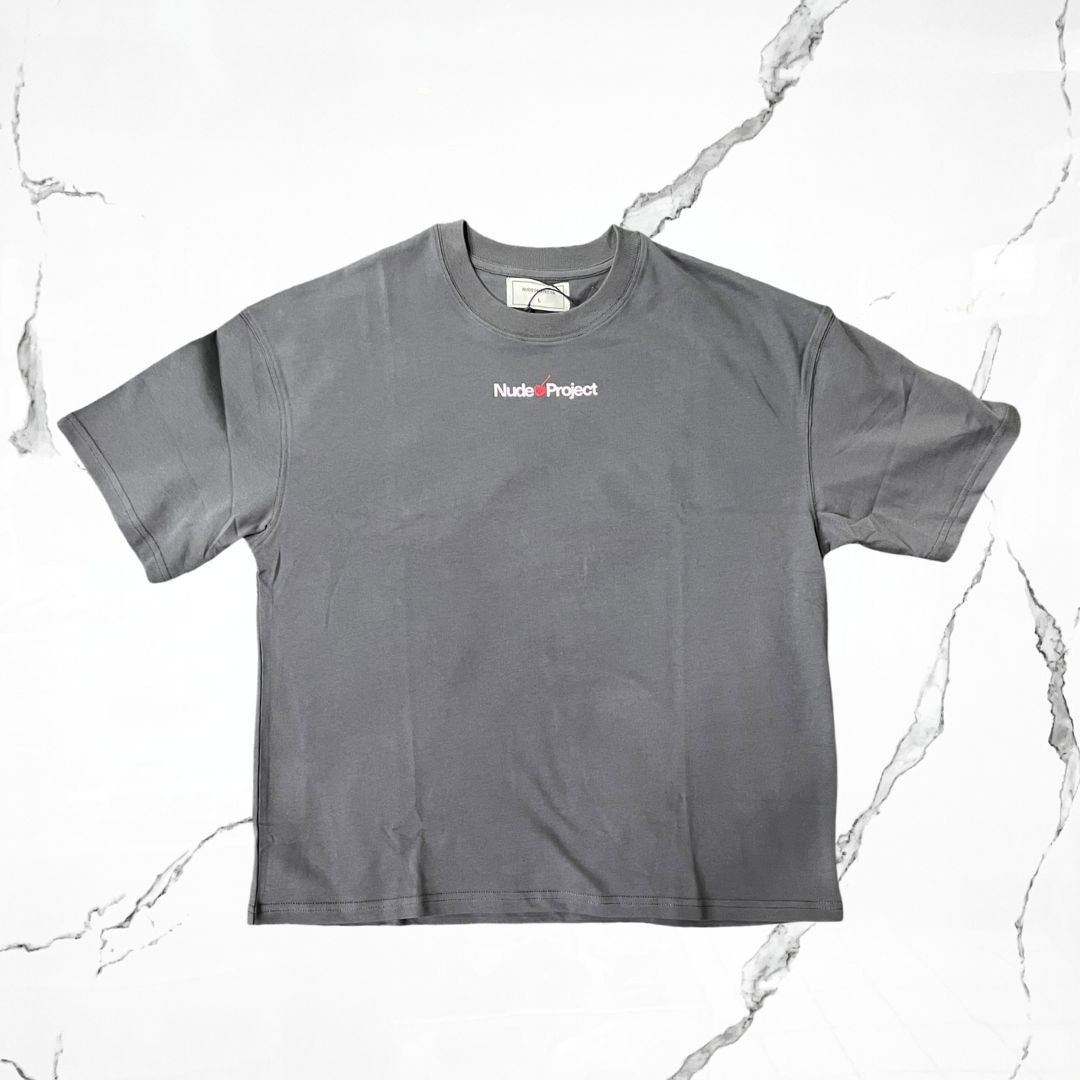 Nude Project XOXO Tee Asphal T-shirt - Urban Utility