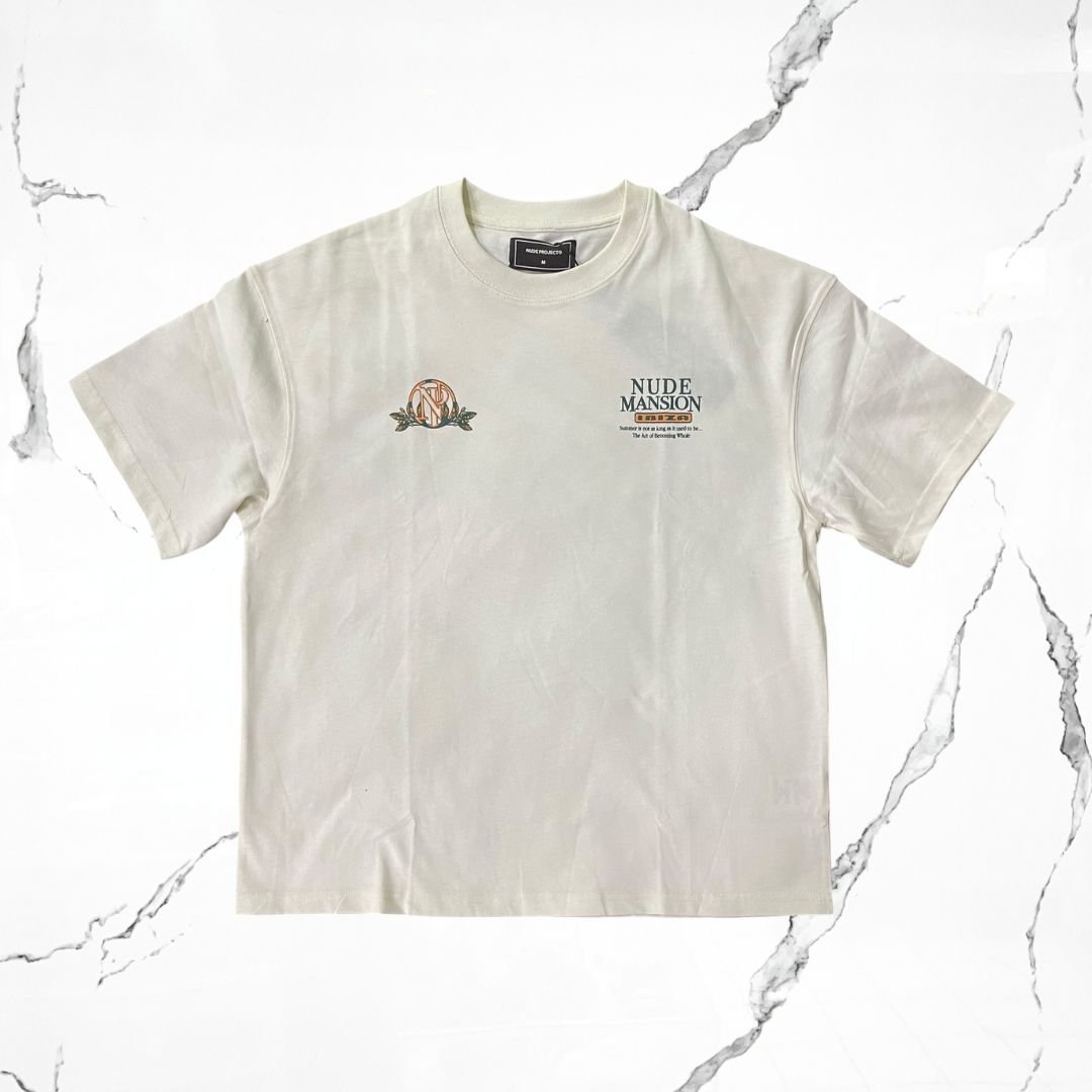 Nude Project Mansion Tee Egret T-shirt - Urban Utility