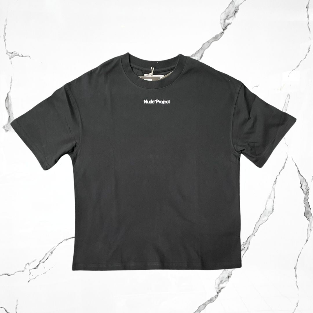 Nude Project Play Whit Logo Tee Black T-shirt - Urban Utility