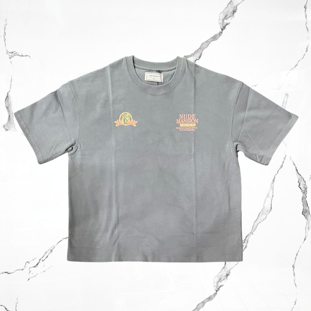 Nude Project Mansion Tee Ash T-shirt - Urban Utility