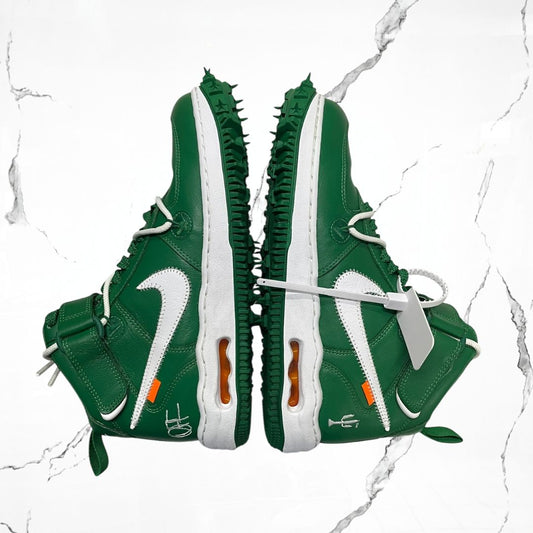 Air Force 1 Mid Off - White Pine Green (De Uso) - Urban Utility