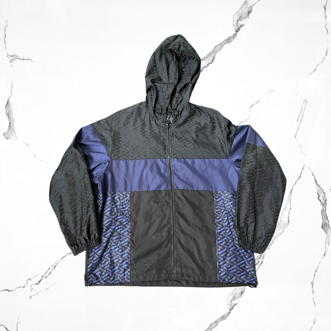 Versace Monogram Black Navy Jacket - Urban Utility