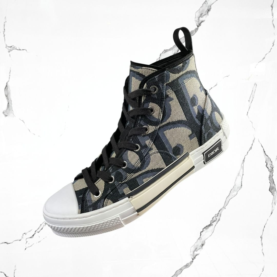 Dior B23 High Maxi Dior Oblique Beige Black (De Uso) - Urban Utility