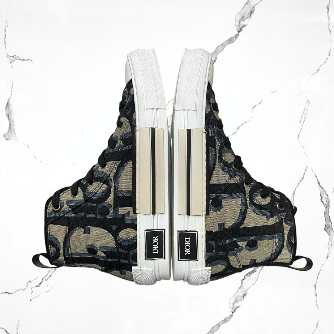 Dior B23 High Maxi Dior Oblique Beige Black (De Uso) - Urban Utility