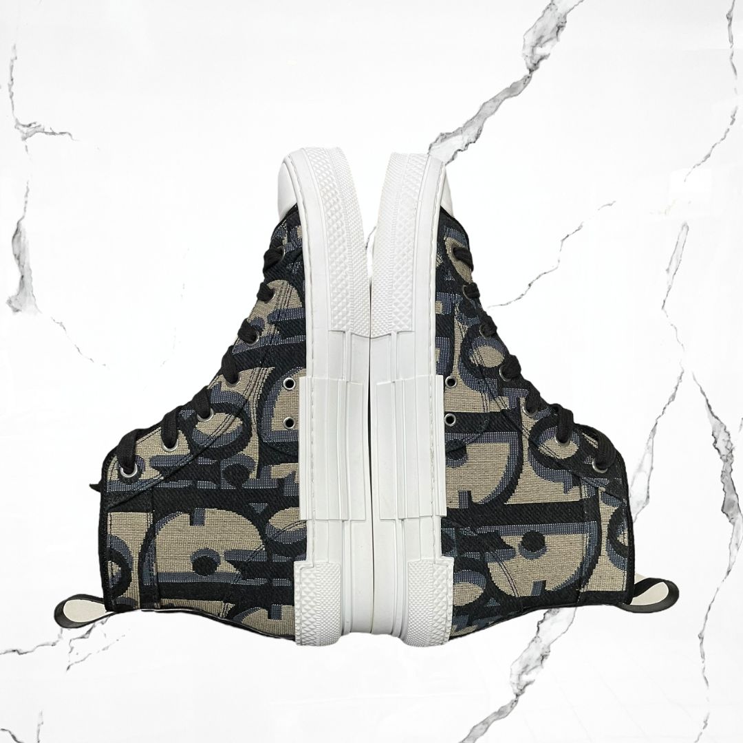 Dior B23 High Maxi Dior Oblique Beige Black (De Uso) - Urban Utility