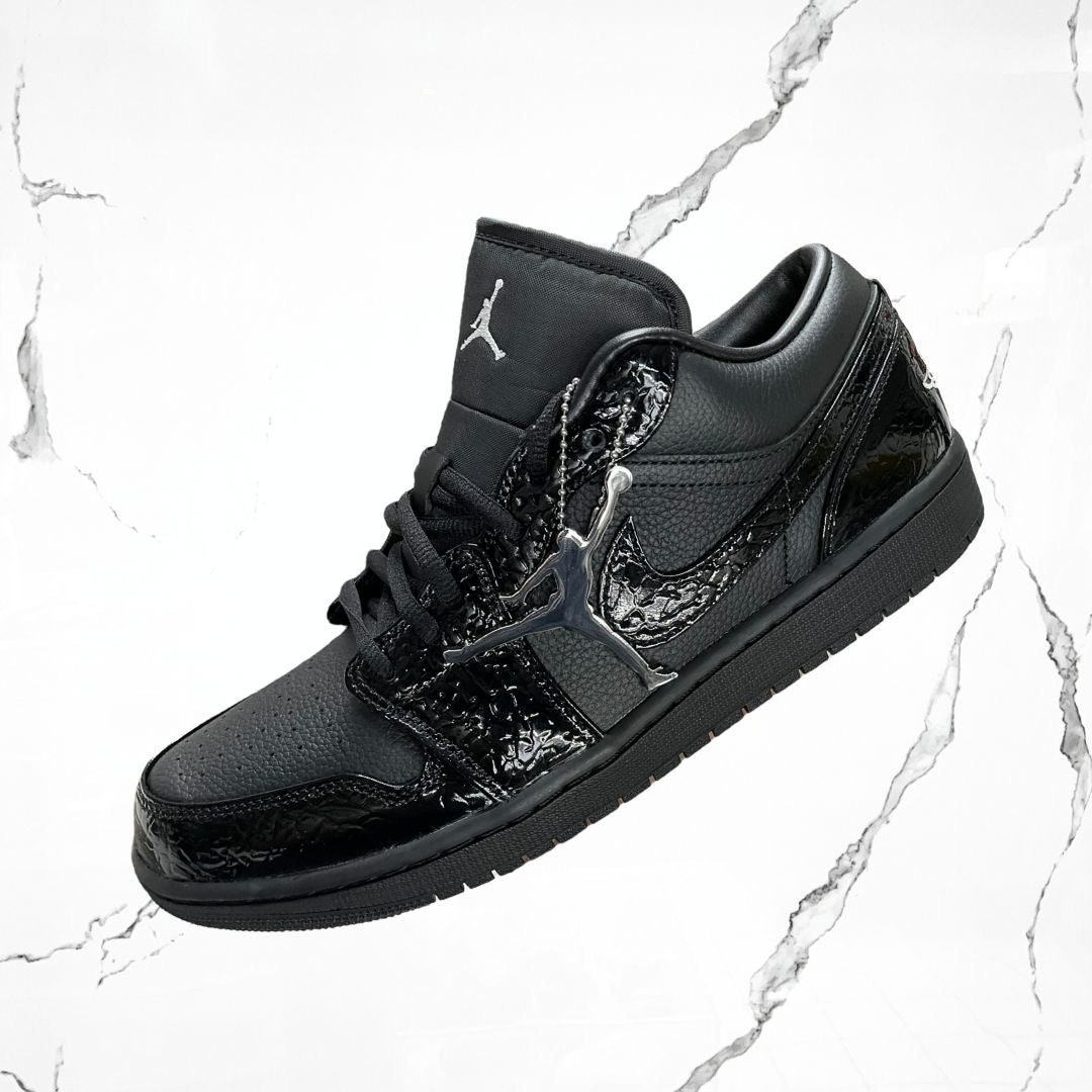 Jordan 1 Low Patent Elephant Black (W) - Urban Utility