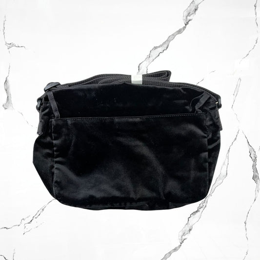 Supreme Velvet Black Messenger Bag - Urban Utility