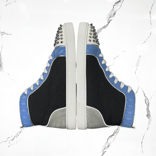 Christian Louboutin Lou Spikes Orlato Flat Version Multi (De Uso) - Urban Utility