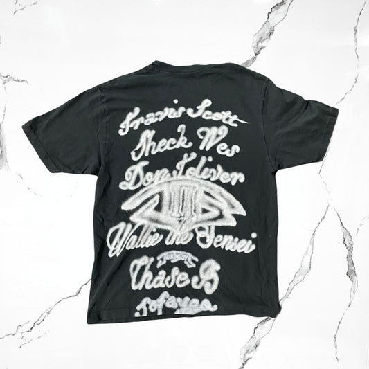 Cactus Jack Travis Scott Pack B2 Jackboys 2 Album Black T-Shirt