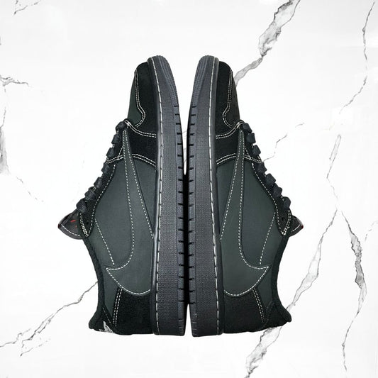 Jordan 1 Low Travis Scott Black Phantom (De Uso) - Urban Utility