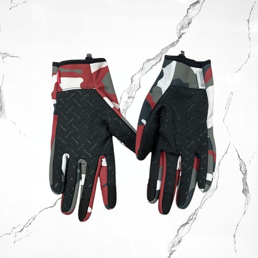 Supreme Zip Gloves Windstopper Red Camo - Urban Utility