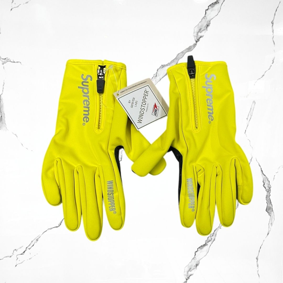 Supreme Zip Gloves Windstopper Yellow – Urban Utility