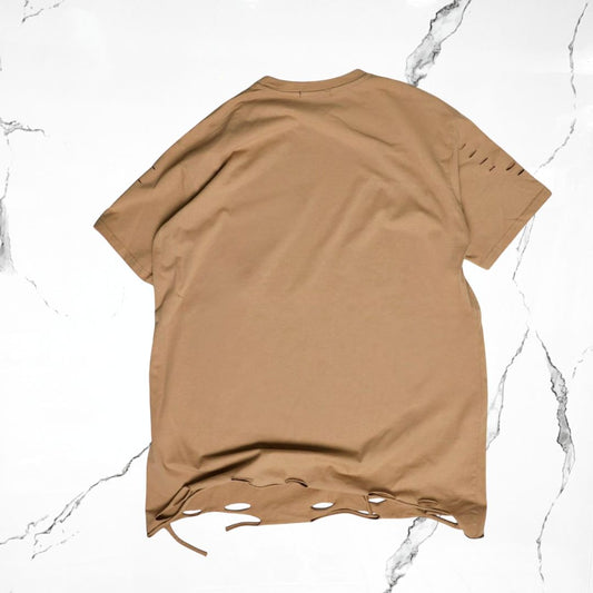 Highest G Kaki Ripped T-Shirt - Urban Utility
