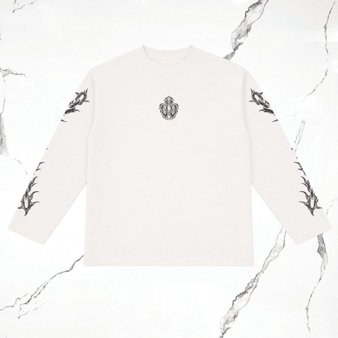 Urban Utility Waffle Chains Longsleeve White - Urban Utility