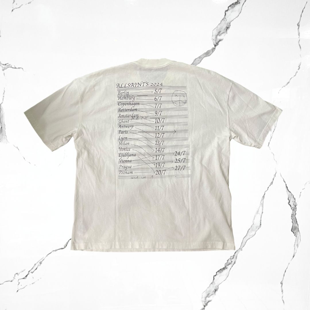 All Saints Chalk White T-shirt - Urban Utility