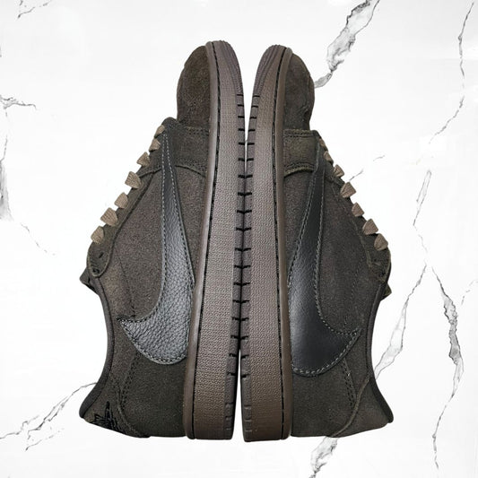 Jordan 1 Low OG Travis Scott Velvet Brown (De Uso)