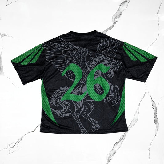Urban Utility FC Black Green Jersey - Urban Utility
