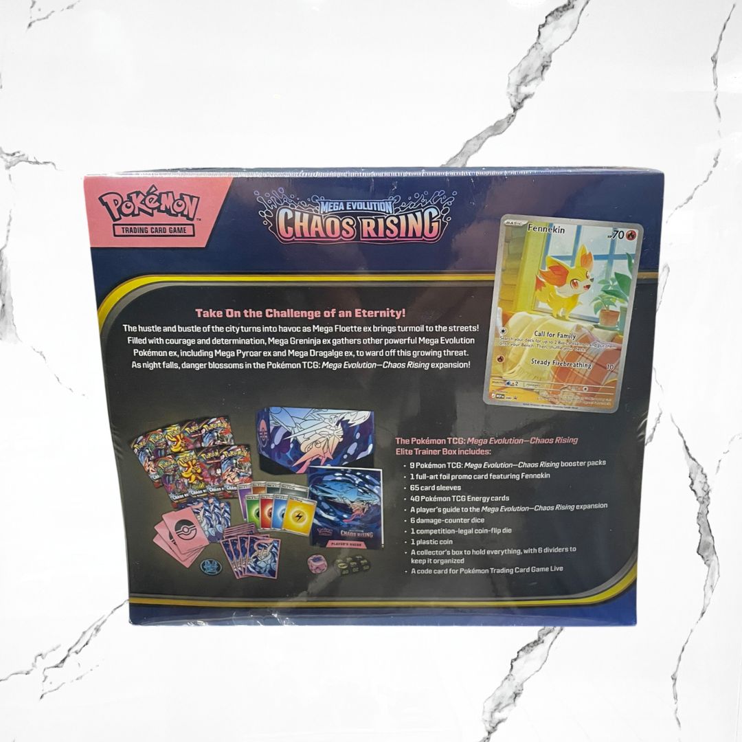 Pokémon Elite Trainer Box Mega Evolution Chaos Rising - Urban Utility