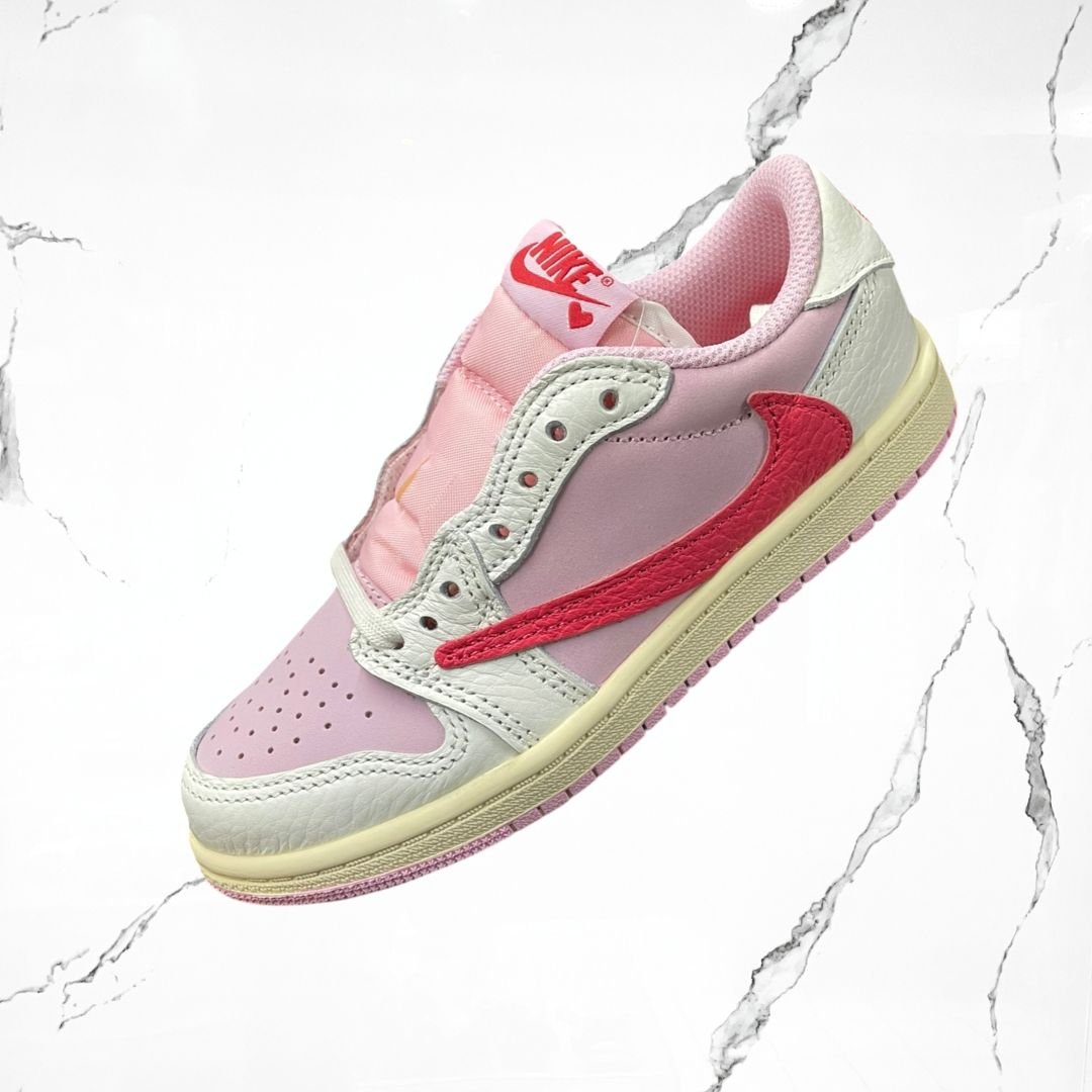 Jordan 1 Retro Low OG SP Travis Scott Sail Tropical Pink (PS) - Urban Utility