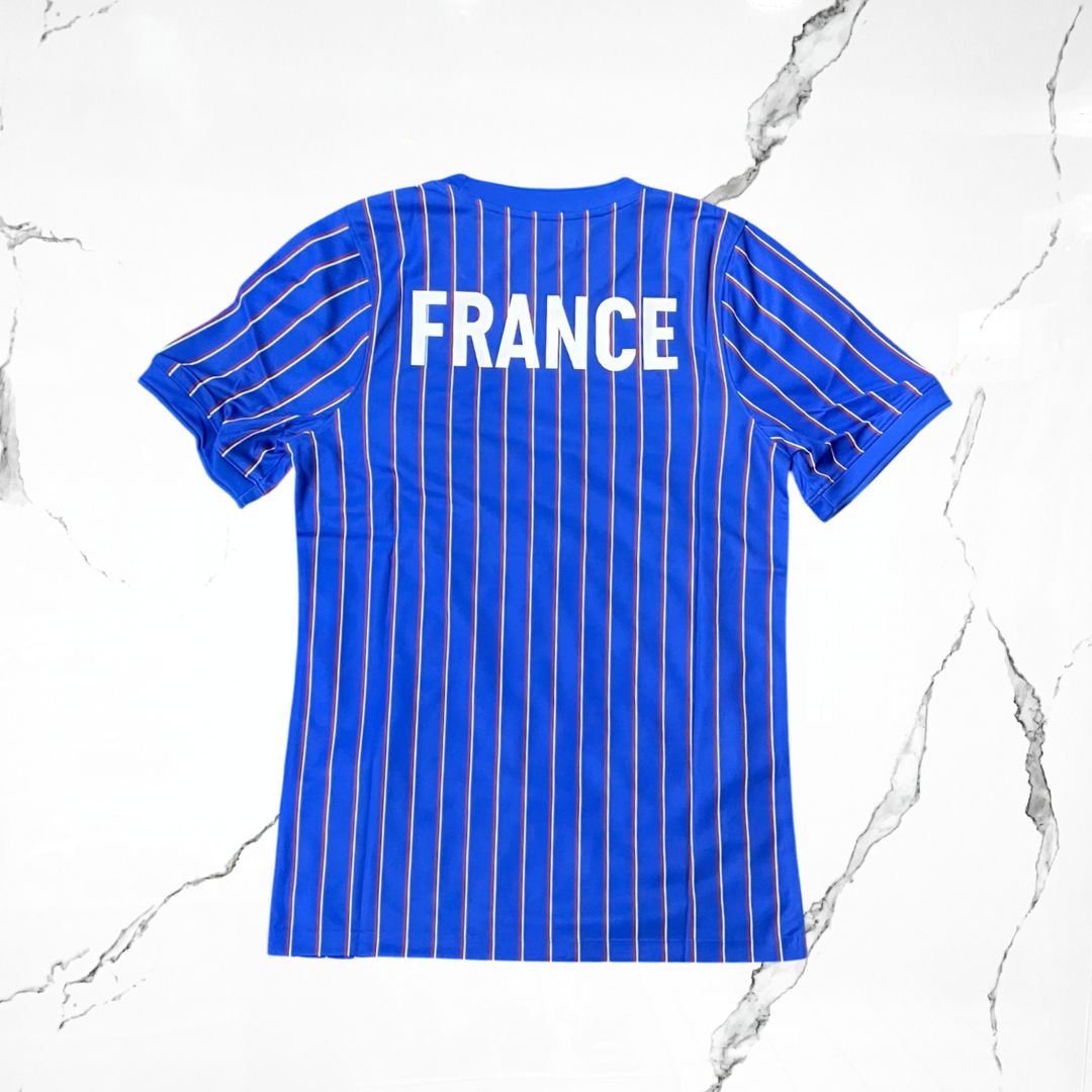 Nike x Jacquemus x France Pre Match Blue Stripe Jersey - Urban Utility