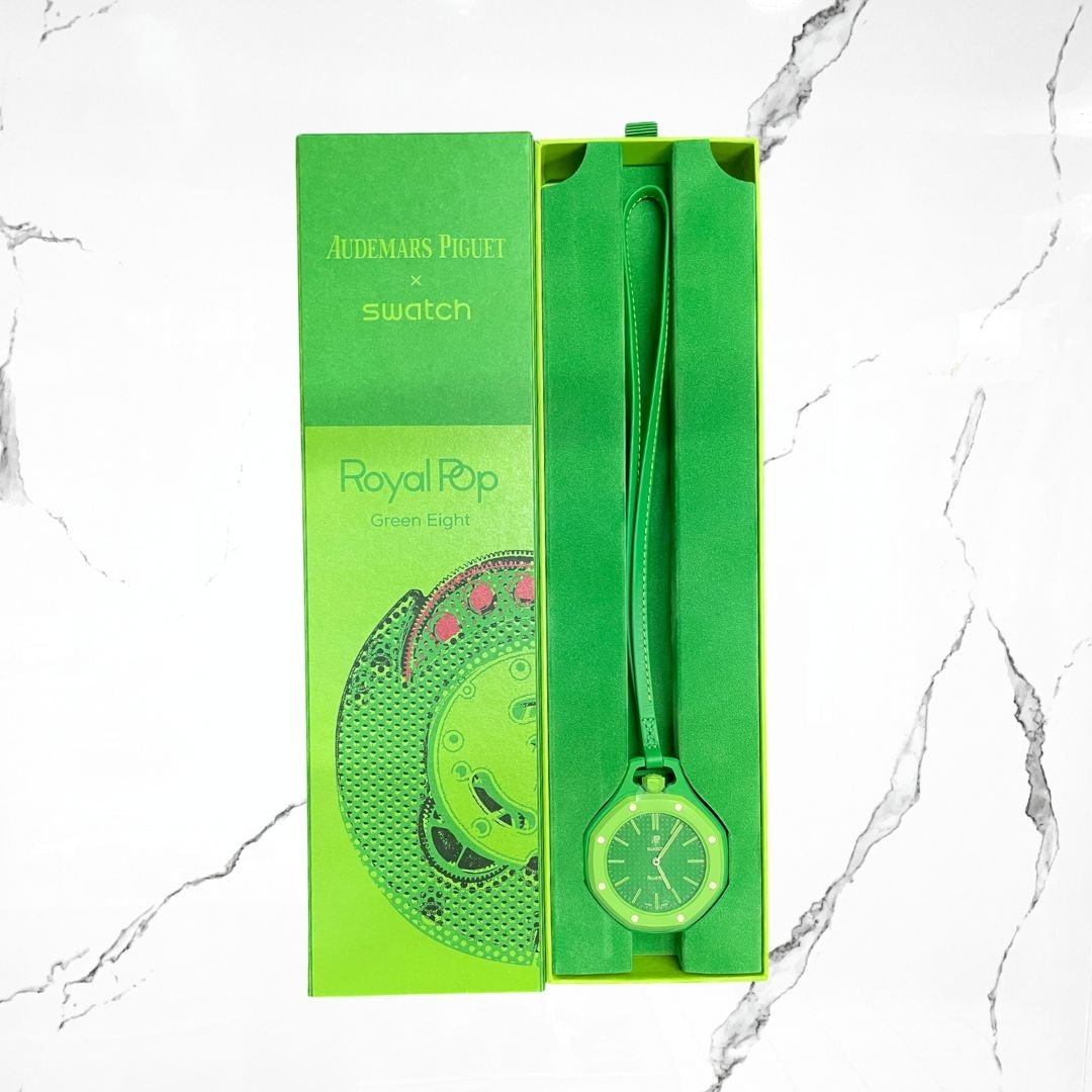 Swatch x Audemars Piguet AP Bioceramic Royal Pop Green Eight - Urban Utility
