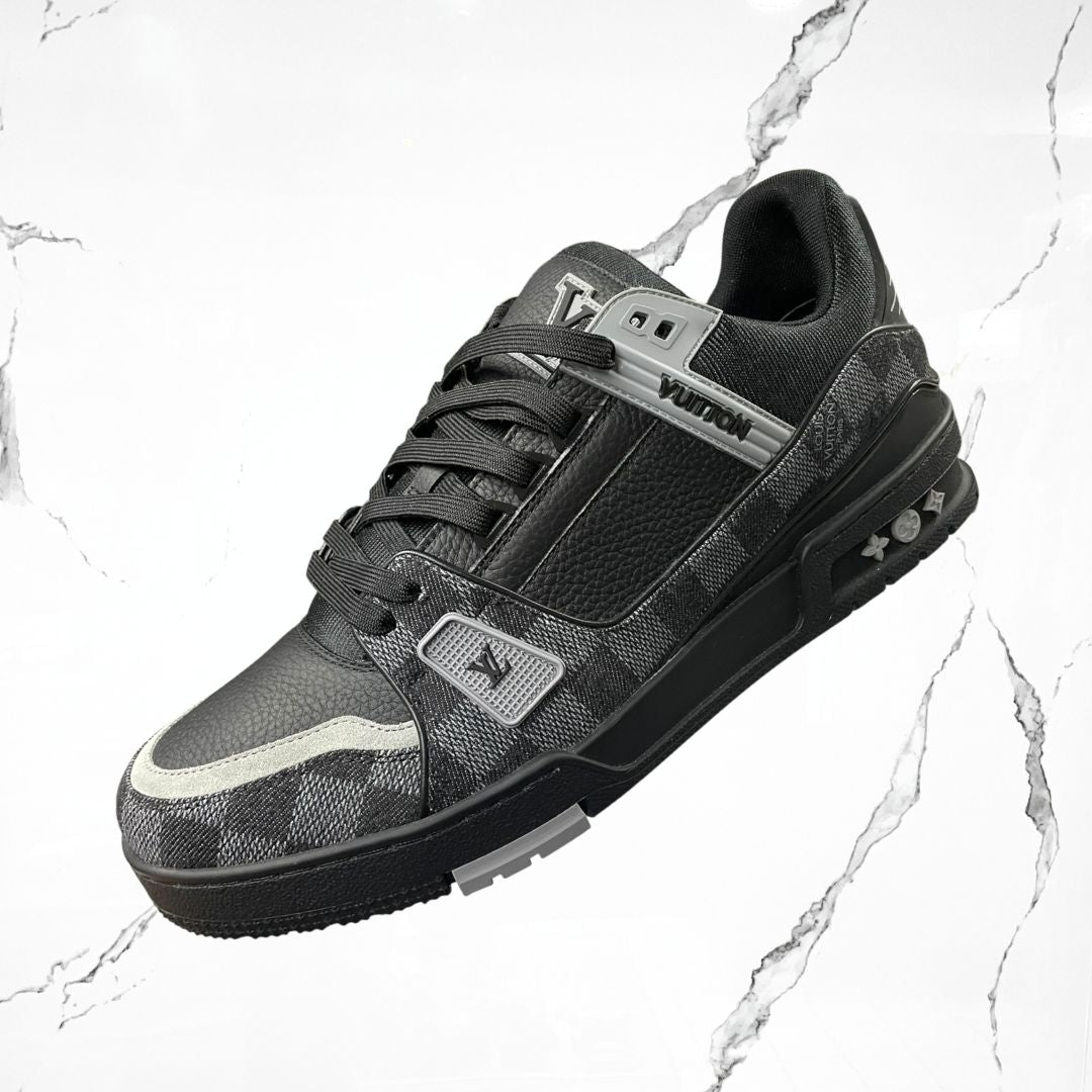 Louis Vuitton LV Trainer Black Damier Denim