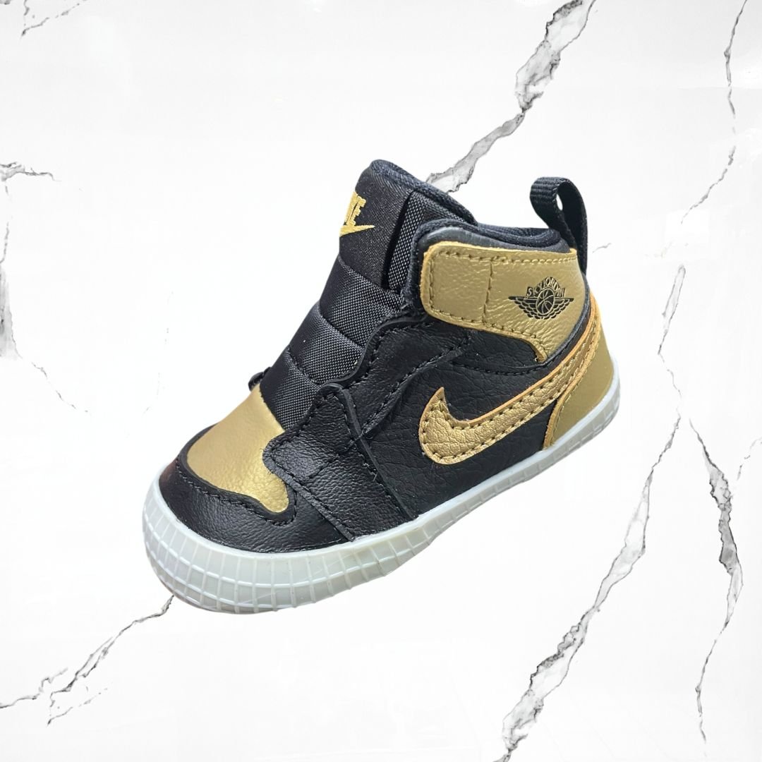 Jordan 1 Retro High OG Black Metallic Gold (I) (KIDS) - Urban Utility
