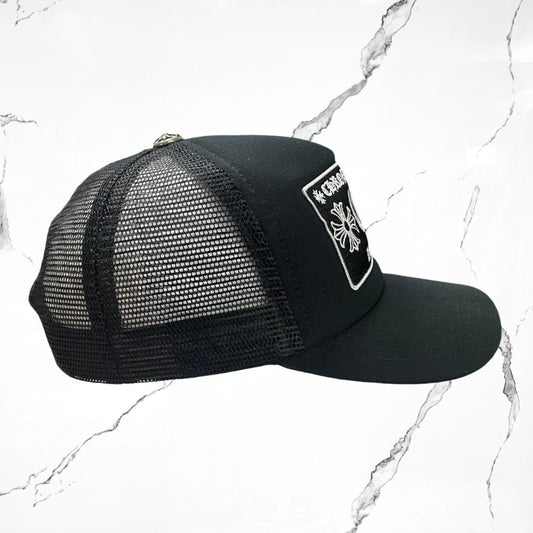 Chrome Hearts Honolulu Trucker Hat Black - Urban Utility