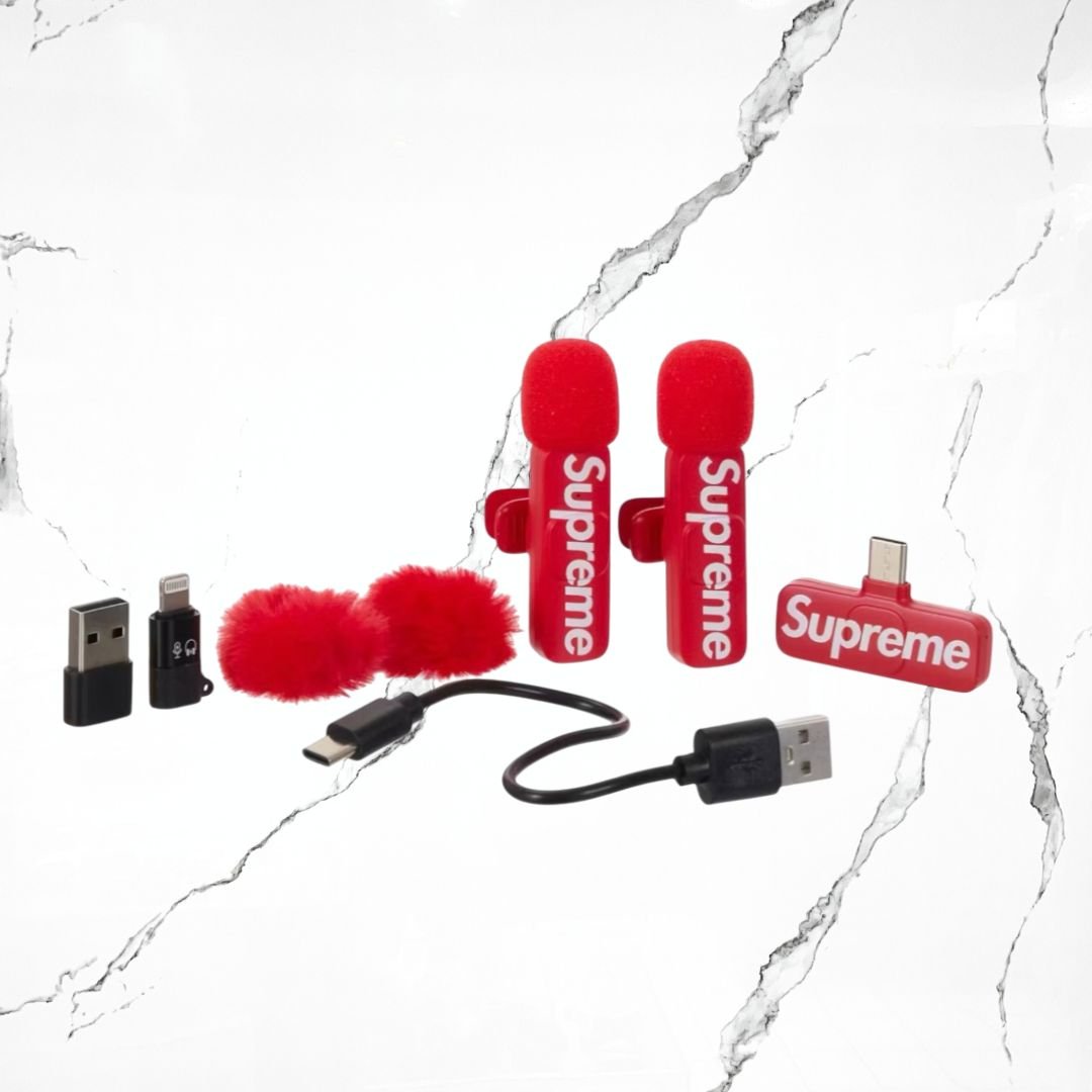 Supreme Mini Mics Red (Set de 2) - Urban Utility