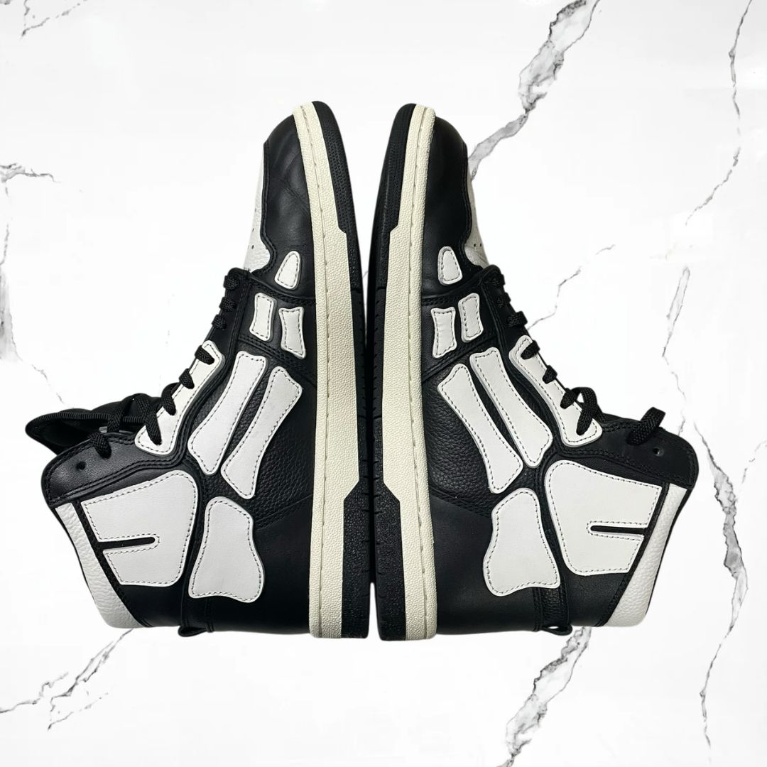 Amiri Skel Top Hi Black White (De Uso) - Urban Utility