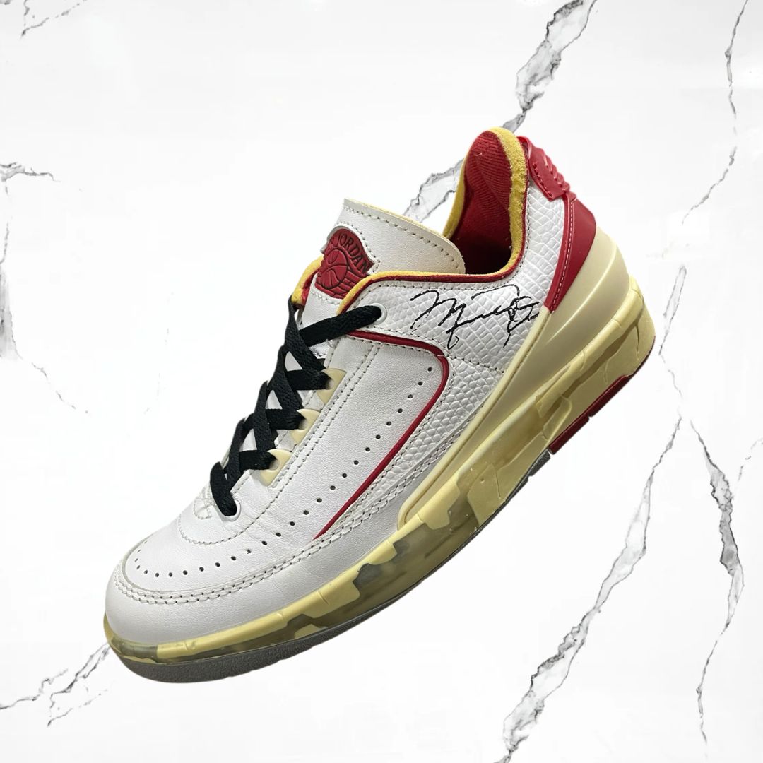 Jordan 2 Low Off-White White Red (De Uso) - Urban Utility