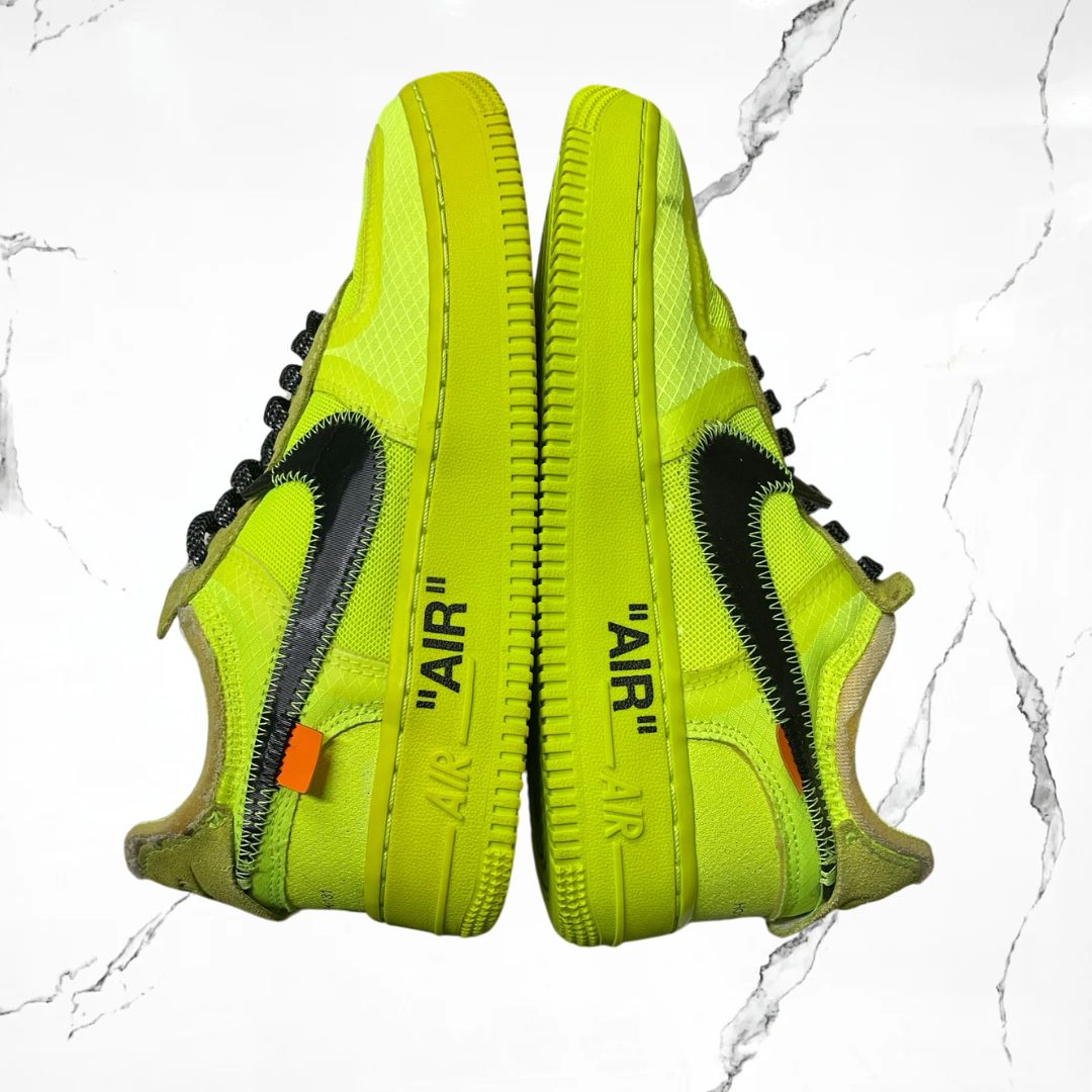 Nike Air Force 1 Low Off-White Volt (De Uso)
