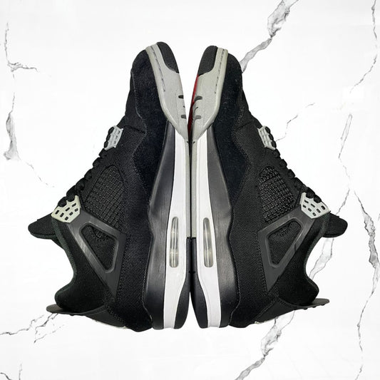 Jordan 4 Black Canvas (De Uso) - Urban Utility