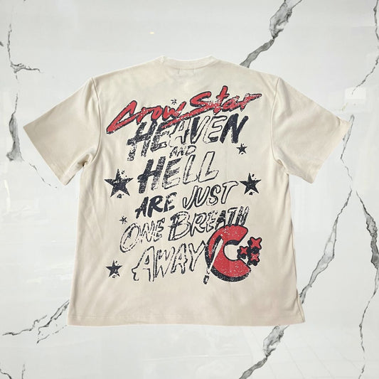 CrowStar Jesus Piece Tee Cream T-shirt - Urban Utility