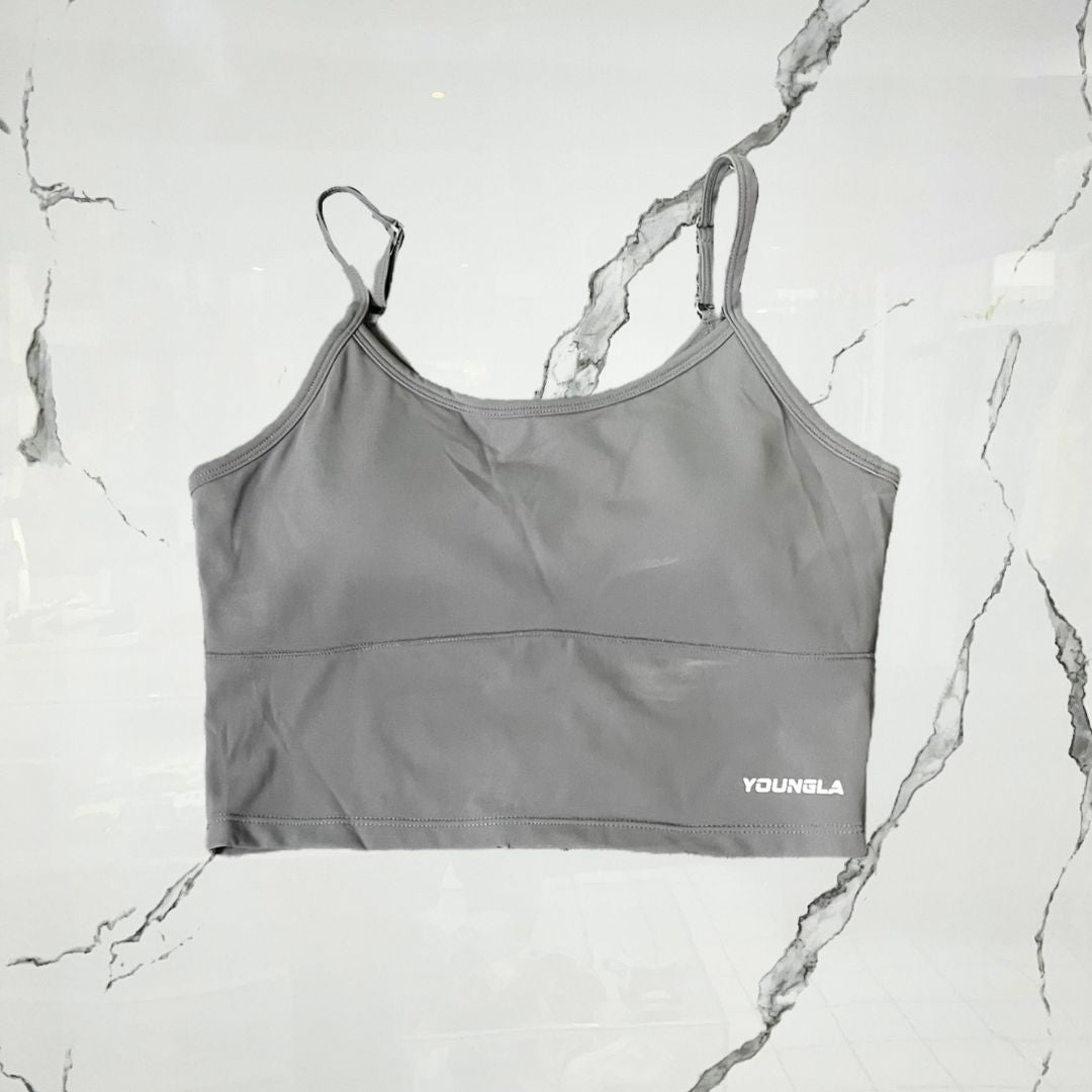YoungLA Locked In Tank Charcoal Top