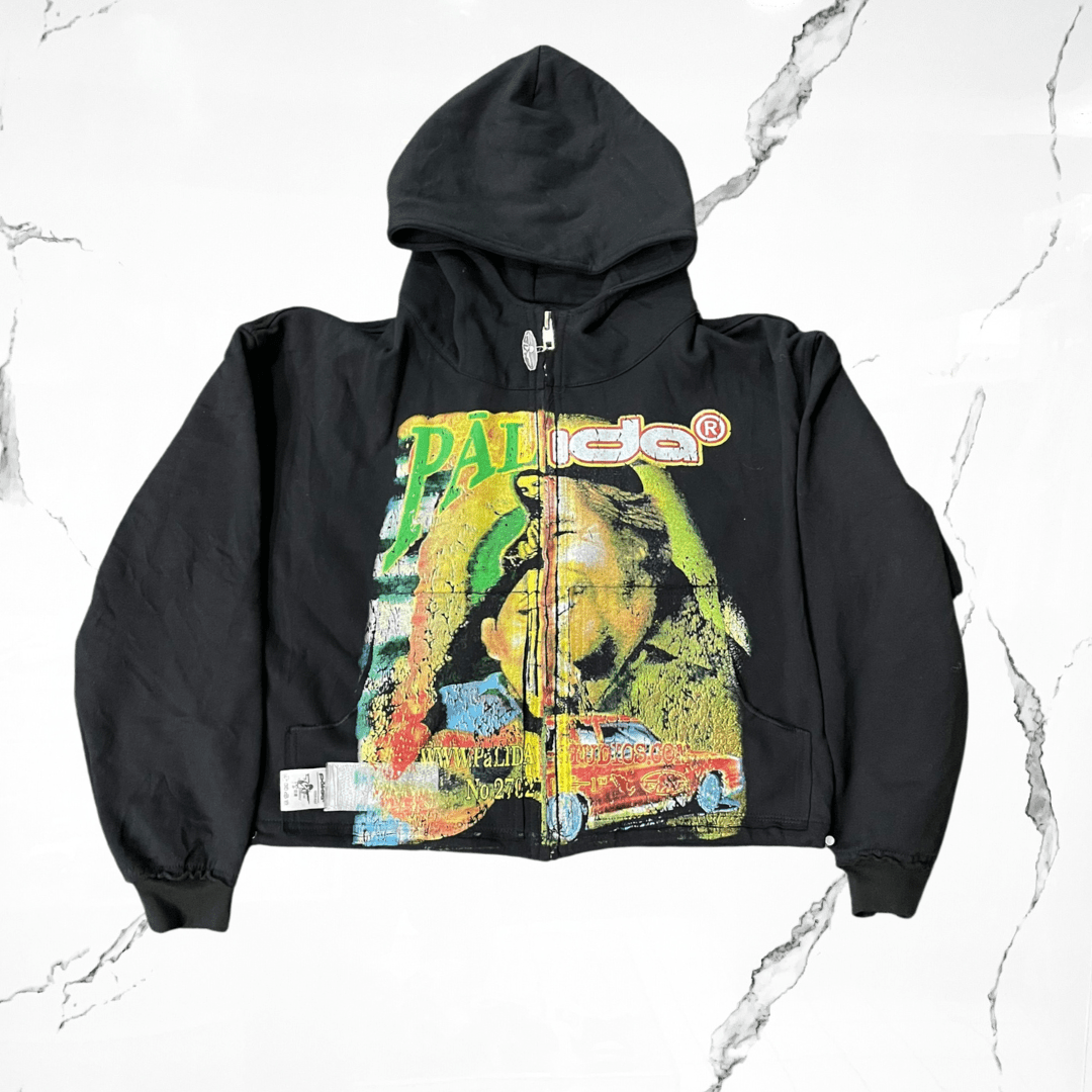 Palida Che Maria Felix Black Zip Up Hoodie - Urban Utility