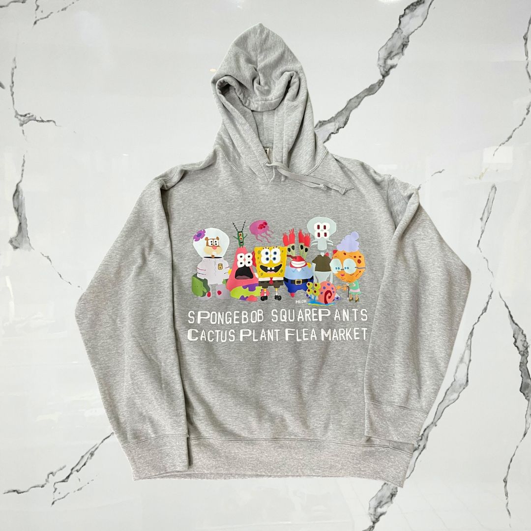 Uniqlo x CPFM Team Spongebob Grey Hoodie - Urban Utility