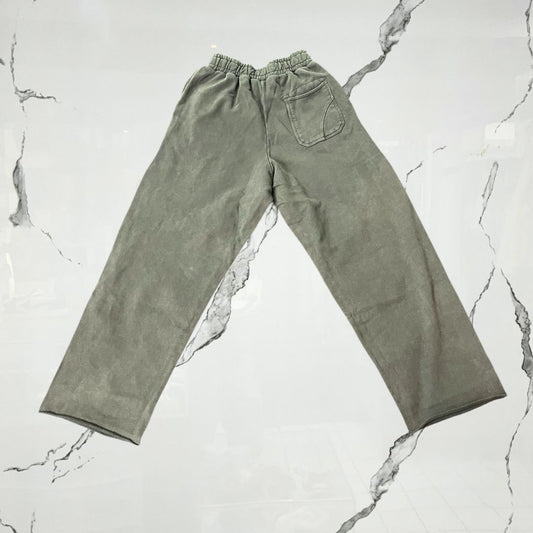 YoungLA New Wave Baggy Sweats Dark Green Wash Pants - Urban Utility
