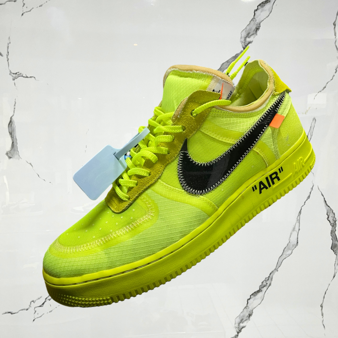 Air Force 1 Low Off White Volt (De Uso)