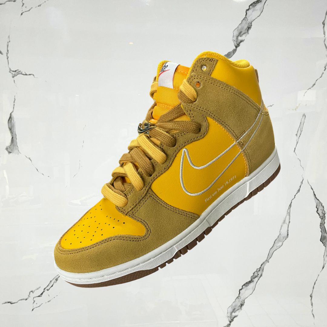 Dunk High First Use University Gold â Urban Utility