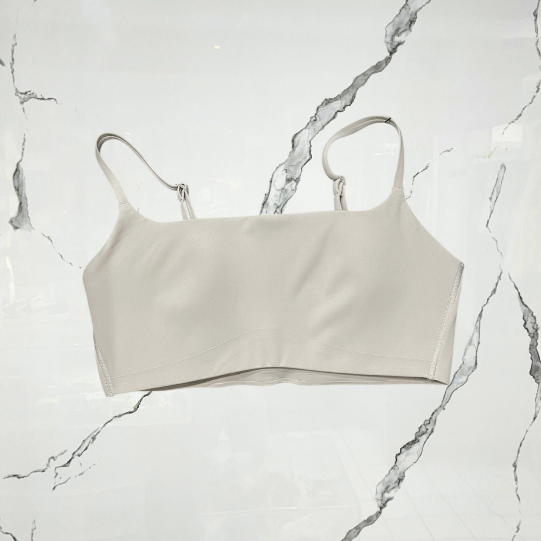 YoungLA Luna Sports Bra Light Grey Top