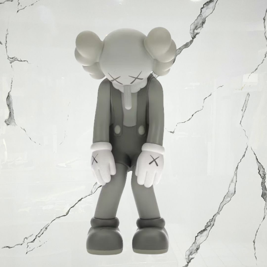 Kaws Vinyl Figure Small Lie Grey - Urban Utility
