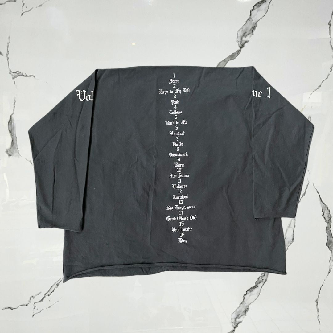 Yeezy Vultures Black Long Sleeve