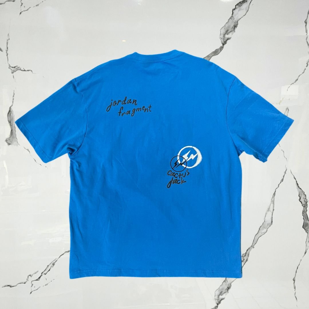 Travis Scott x Jordan x Fragment Blue T-shirt - Urban Utility