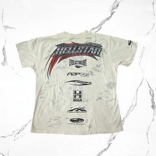 Hellstar Nascar White T-shirt - Urban Utility