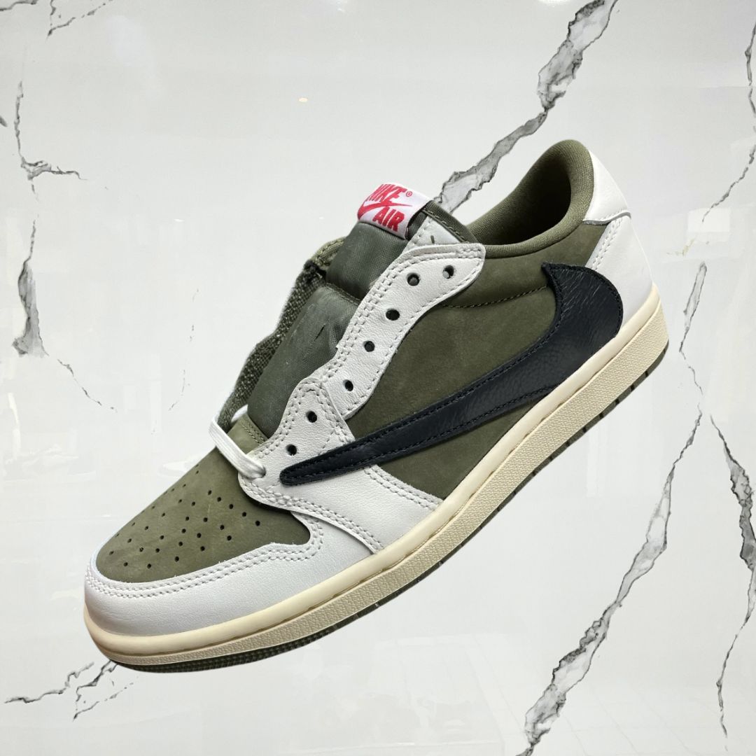 Jordan 1 Low OG Travis Scott Medium Olive - Urban Utility
