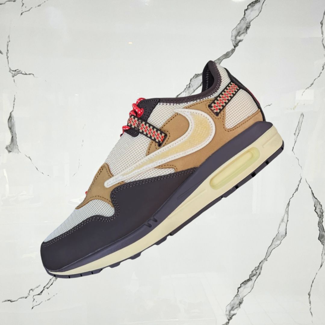 Air Max 1 Travis Scott Cactus Jack Baroque Brown - Urban Utility