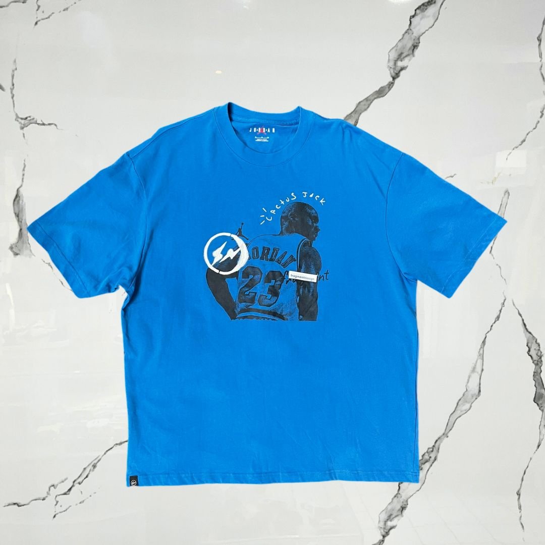 Travis Scott x Jordan x Fragment Blue T-shirt - Urban Utility